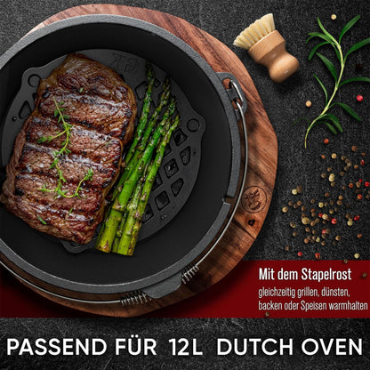 Gusseisen Stapelrost für Dutch Oven