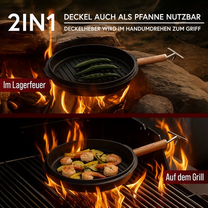 Dutch Oven mit 2in1Deckelheber [5L, 7L, 9L, 12L]